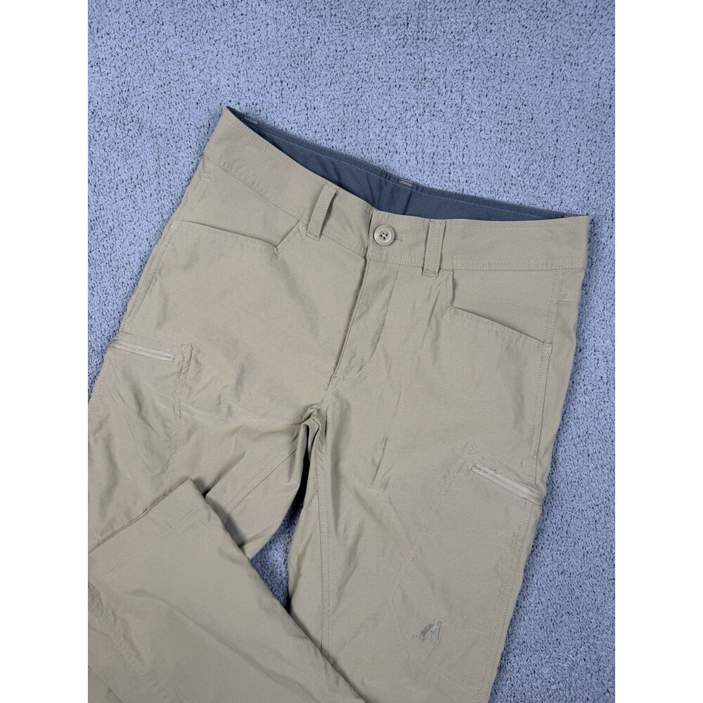 Eddie Bauer Pants Mens 32x34 Tan First Ascent Guide Pro Cargo Hike Trail Camp